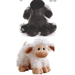 2 each Ganz Webkinz Lamb & Poodle